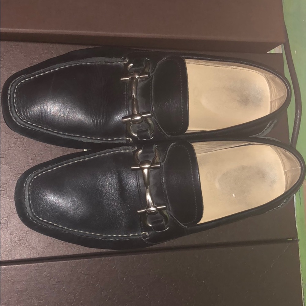 Ferragamo black shoes